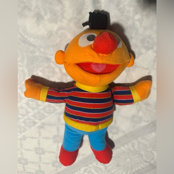 12’’ Sesame Street Ernie Plush Toy with Striped Shirt - Picture 2 of 8
